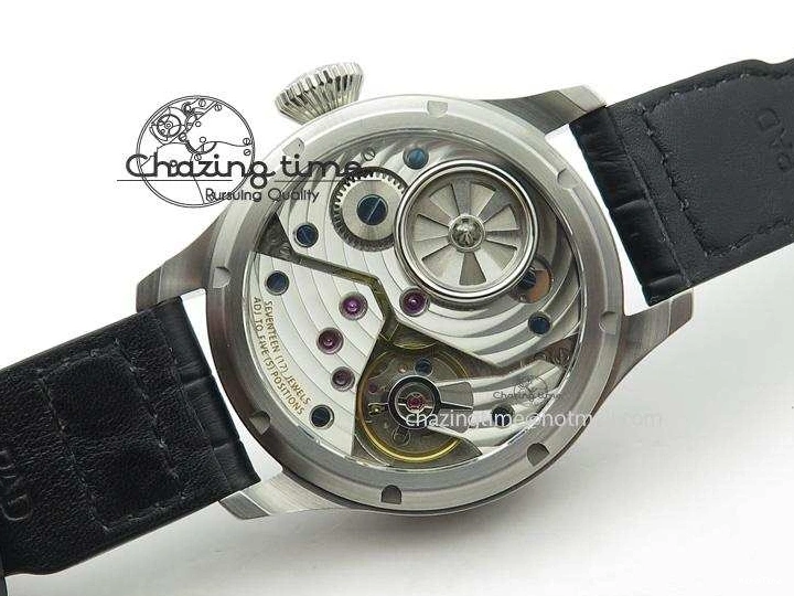 MIROTIME 0312 Compact Big Pilot “Markus Buhler” IW5003 Turbine V6F Best Edition Grey Dial On Leather Strap A 7314